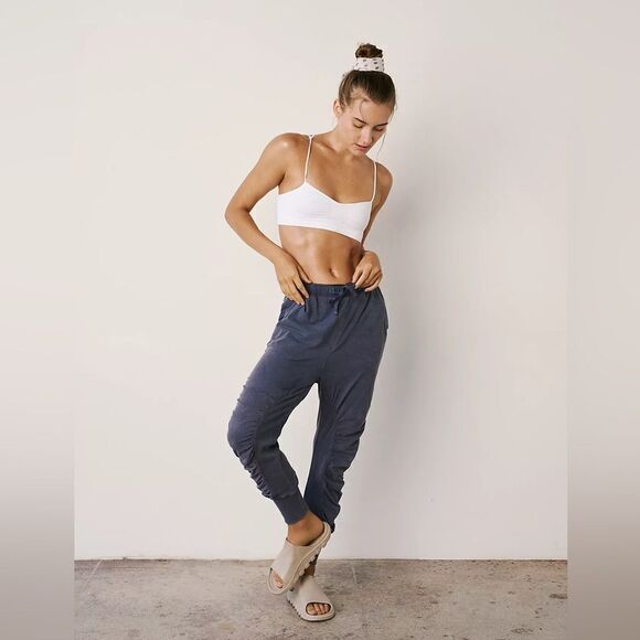 FP Movement by Free People Hot Shot Shirred Pants Joggers Size Small - Picture 6 of 11